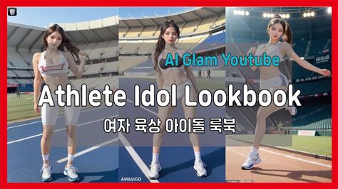 [4k] Popular Female Idol Track And Field Athlete Lookbook 여자 아이돌 육상선수