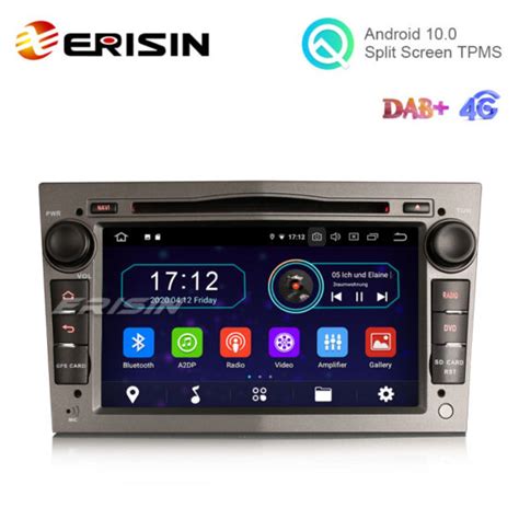 Erisin ES8560PB 7 IPS Android 12 Autoradio GPS For Opel Zafira Vivaro