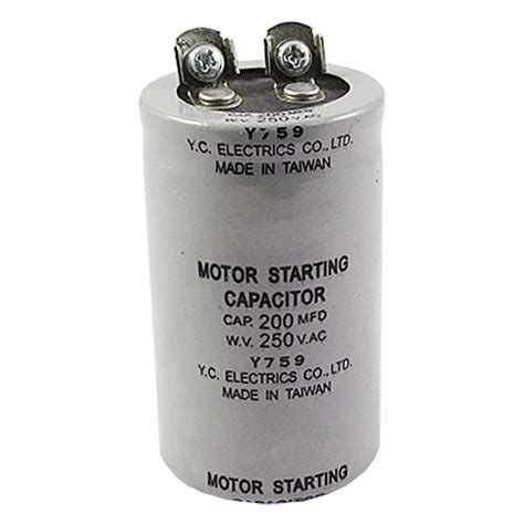 Abs Series 200mfd 200uf 250v Ac Motor Starting Capacitor Gray Uk Business Industry