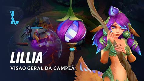 League Of Legends Wild Rift Vis O Geral Da Campe Lillia Mec Nica