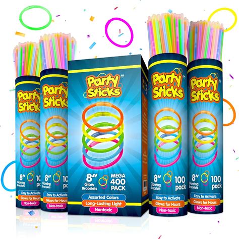 Amazon Partysticks Glow Sticks Party Supplies Pk Inch Glow