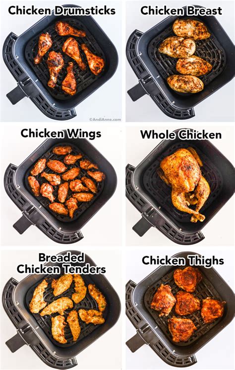 6 Best Easy Air Fryer Chicken Recipes