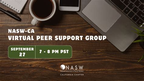 NASW CA Virtual Peer Support Group On November 27 NASWCANEWS ORG