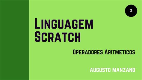 Operadores Aritméticos Scratch 3 Youtube
