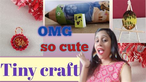 tiny craft ideasmall diydecor ideaseasy  makemini craft ideas