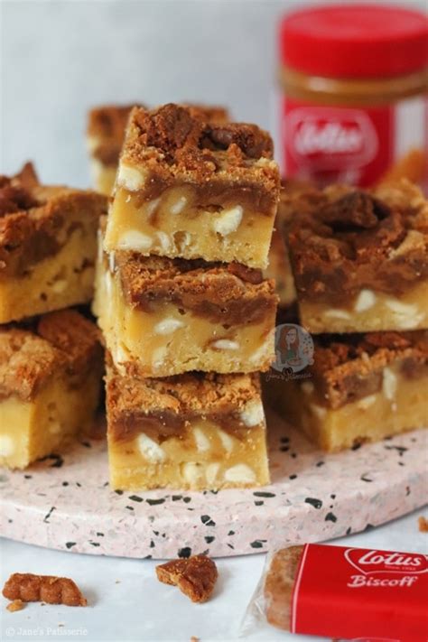 Biscoff Blondies Janes Patisserie