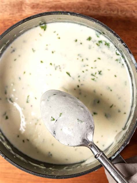 Creamy Garlic White Sauce Easy Sauce Recipes