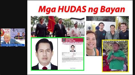 Hudas Ng Bayan Quiboloy Duterte Sara Polong Baste Etc Youtube