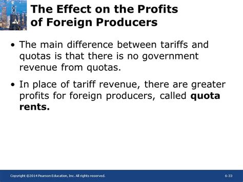 Chapter 6 The Theory Of Tariffs And Quotas Copyright ©2014 Pearson