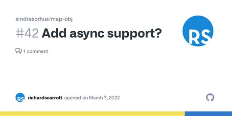 Add Async Support · Issue 42 · Sindresorhusmap Obj · Github