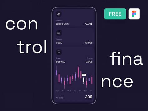 Free Finance App UI Figma Free UI Resources