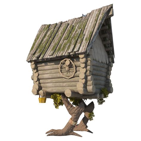 D Baba Yaga Hut Model Turbosquid