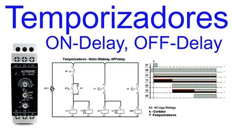 Diagramas E Graficos De Acionamentos De Temporizadores Rel S On Delay