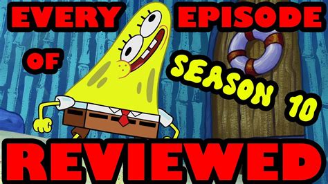 Every SpongeBob Season 10 Episode Reviewed! - YouTube