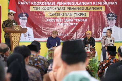 Angka Kemiskinan Di Jateng Turun Wagub Minta Kepala Daerah Makin Giat