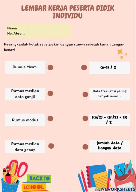 2513865 Lkpd Matematika Mean Median Modus Kelas 6 Sd