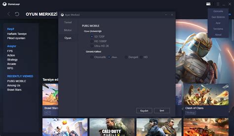 Gameloop PUBG Mobile Ayarları 2021 Bu Bir Oyun