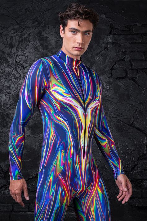 Male Bodysuit Bodysuit Man Bodysuit Costume Rave Clothing Men Rave