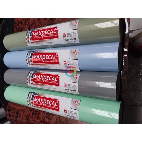 Jual Maxdecal 7500 Pastel Color Vinyl Roll 45cm X 15m Shopee Indonesia