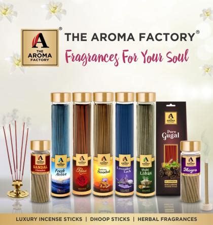 The Aroma Factory Luxury Oudh Incense Stick Agarbatti Charcoal Free