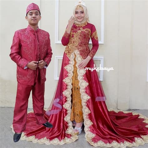 Baju Pengantin Warna Merah Hijab Inspirasi 5 Pilihan Warna Gaun