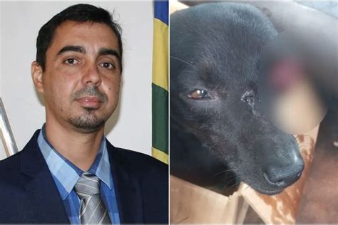 Preso em Itajá o vereador suspeito de cegar cachorro de criança de 2