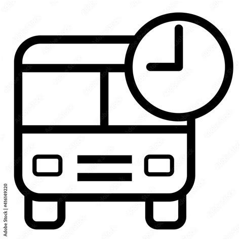 School Bus Or School Bus Transportation Vehicle Flat Icon For Apps And