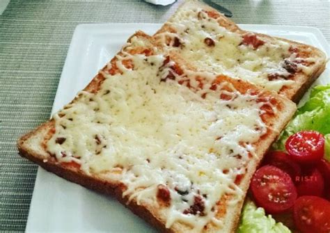 Resep Pizza Roti Tawar Teflon Bahan Saja Anti Gagal Resep Us