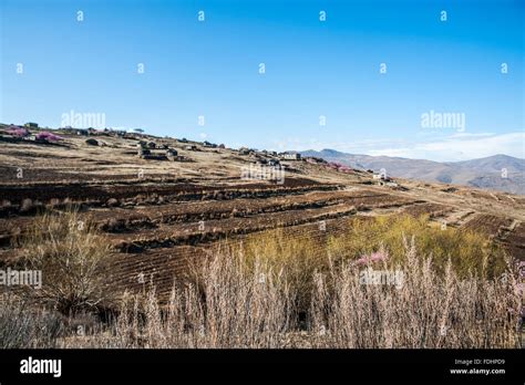 Village Farmland In Lesotho Africa Hi Res Stock Photography And Images