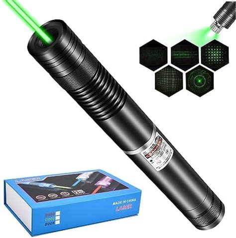 Lueiin Flashlights With Green Laser Pointer Long Range Feet