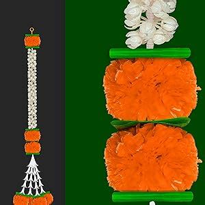 Buy Ihandikart Jasmine Artificial Garland With Marigold Flowers