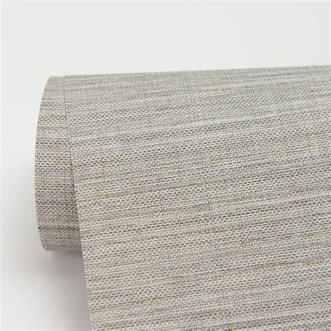 Shop Bay Ridge Light Grey Faux Grasscloth Wallpaper From The Warner Xi Collection Burke Decor