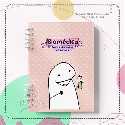 Caderno Profissões Flork Biomédica Momoe Store