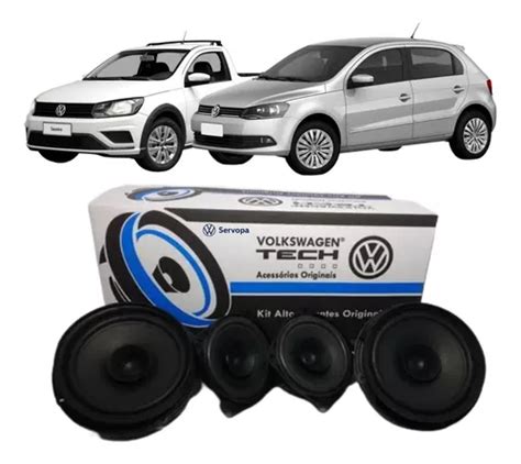 Auto Falante Kit Diant E Tras 6 4 5 Gol Sav Original Vw Parcelamento