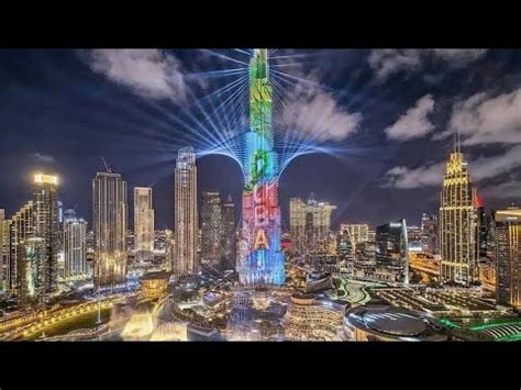 Dubai Burj Khalifa Firework 2024 Happy New Years Dubai Burj