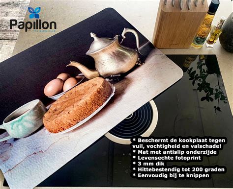 Papillon Inductie Beschermer Antislip Afdekmat X Stilleven