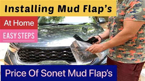 Step By Step Instructions On How To Install Mud Flaps In The Kia Sonet