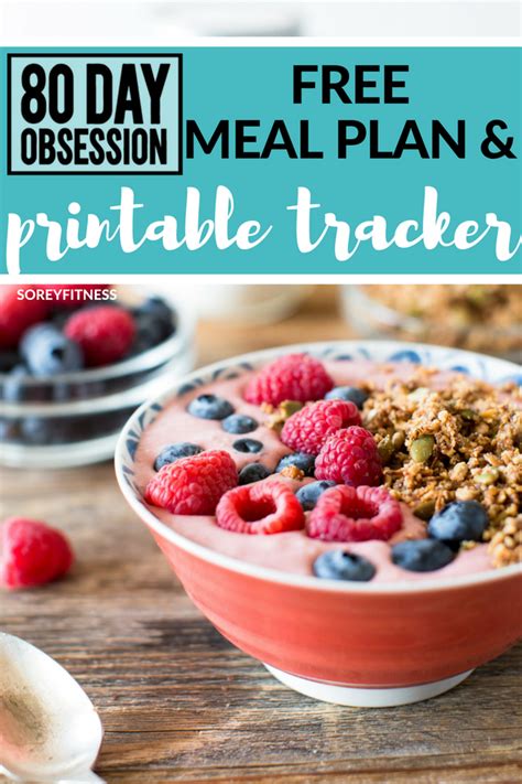 80 Day Obsession Meal Plan Free Timed Nutrition Plan Artofit