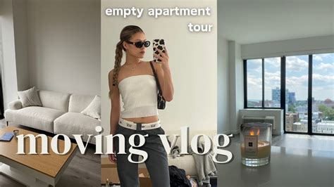 Moving Vlog Empty Apartment Tour Youtube