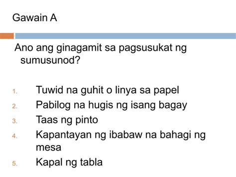 Epp Mga Kagamitan Sa Pagsusukat Ppt