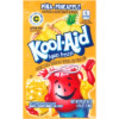 Kool Aid Aguas Frescas Unsweetened Pina Pineapple Powdered Drink Mix 96