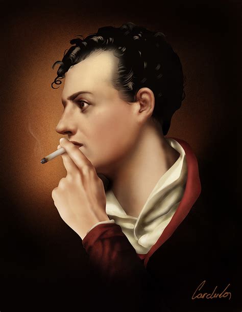 My illustration inspired by "Portrait of Lord Byron" :: Behance