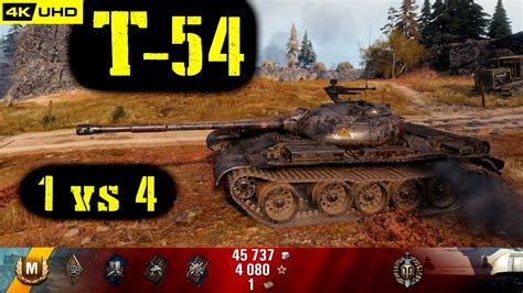 World Of Tanks T 54 Replay 6 Kills 3 8k Dmg Patch 1 6 1 Youtube