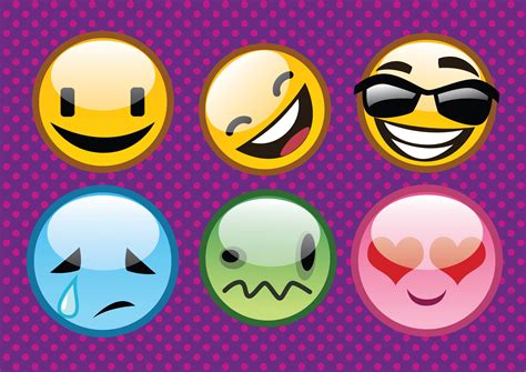 Cool Emoticons Vector Art & Graphics | freevector.com