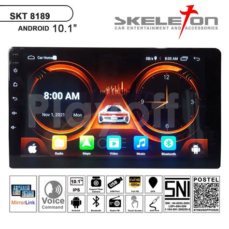 Promo Din Head Unit Android Inch Skeleton Double Din