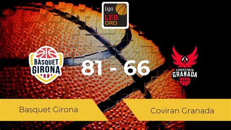 Basquet Girona Coviran Granada Resultado resumen y estadísticas en