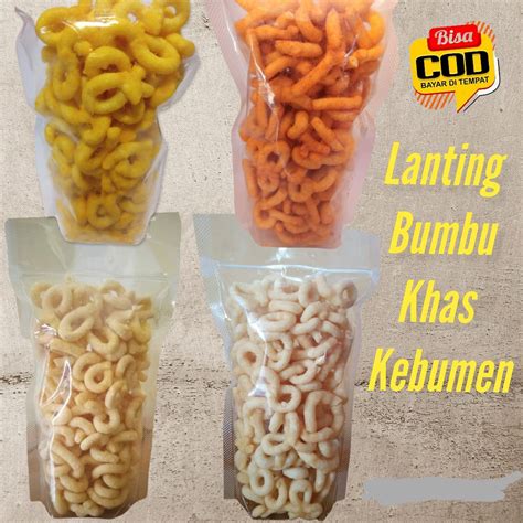 Jual Lanting Kebumen Asli Lanting Singkong Kemasan Mini Shopee Indonesia