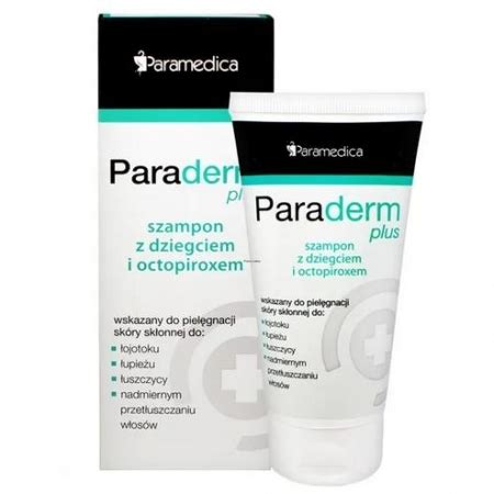 PARADERM PLUS Szampon przeciwłupieżowy dziegciowy 150 ml