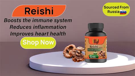 Buy Superrsupps Reishi Mushroom Capsules 500mg Immune Boost