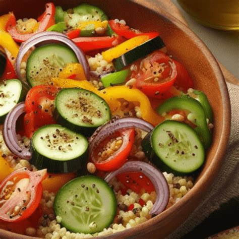 Couscous Salat Mit Gebratenem Gem Se